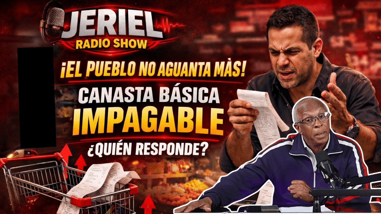 ¡El Pueblo No Aguanta Más! Canasta Básica IMPAGABLE en RD ¿Quién Responde? | DR: MERILIO JIMENEZ