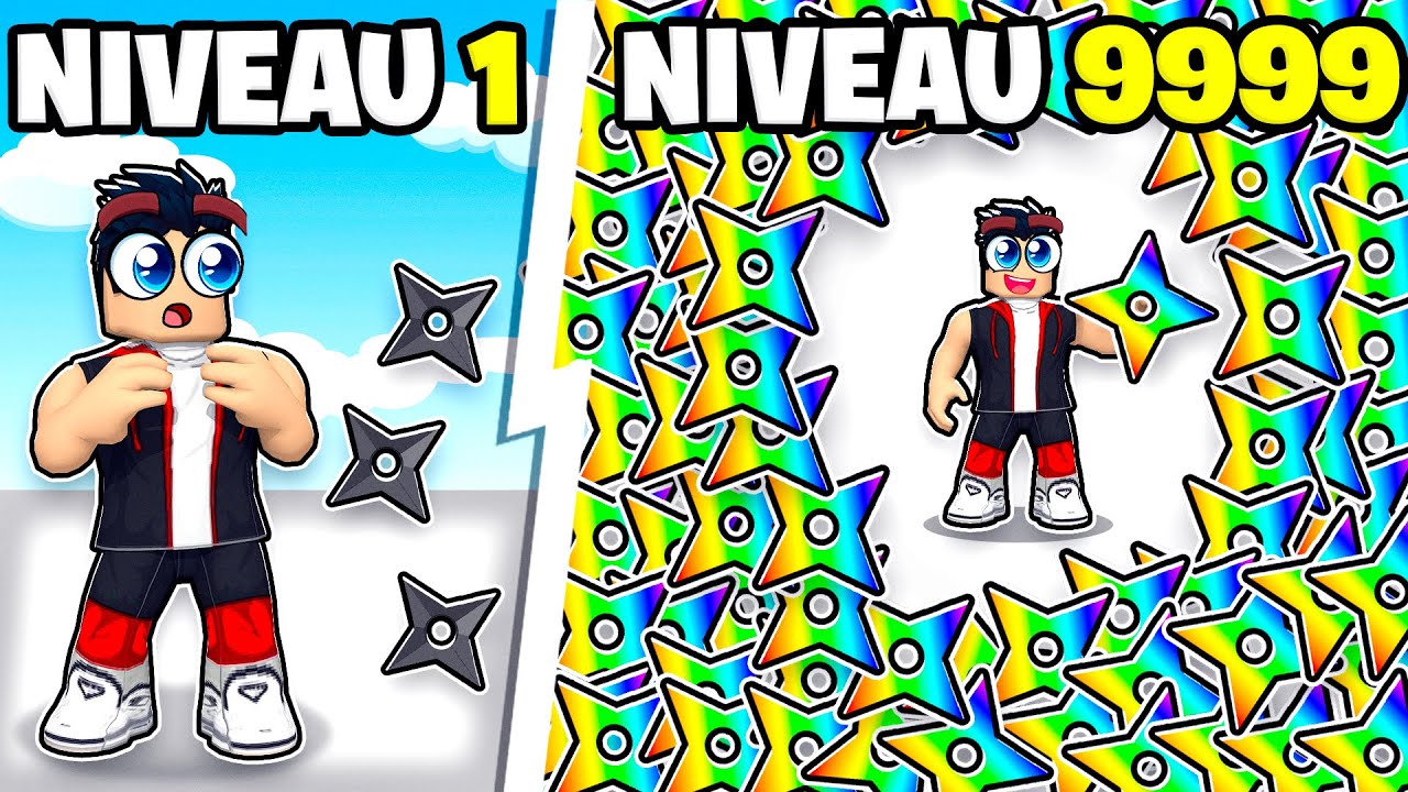 ON A DES SHURIKENS QUI ÉVOLUENT LORSQUE NOUS SURVIVONS DANS ROBLOX !!