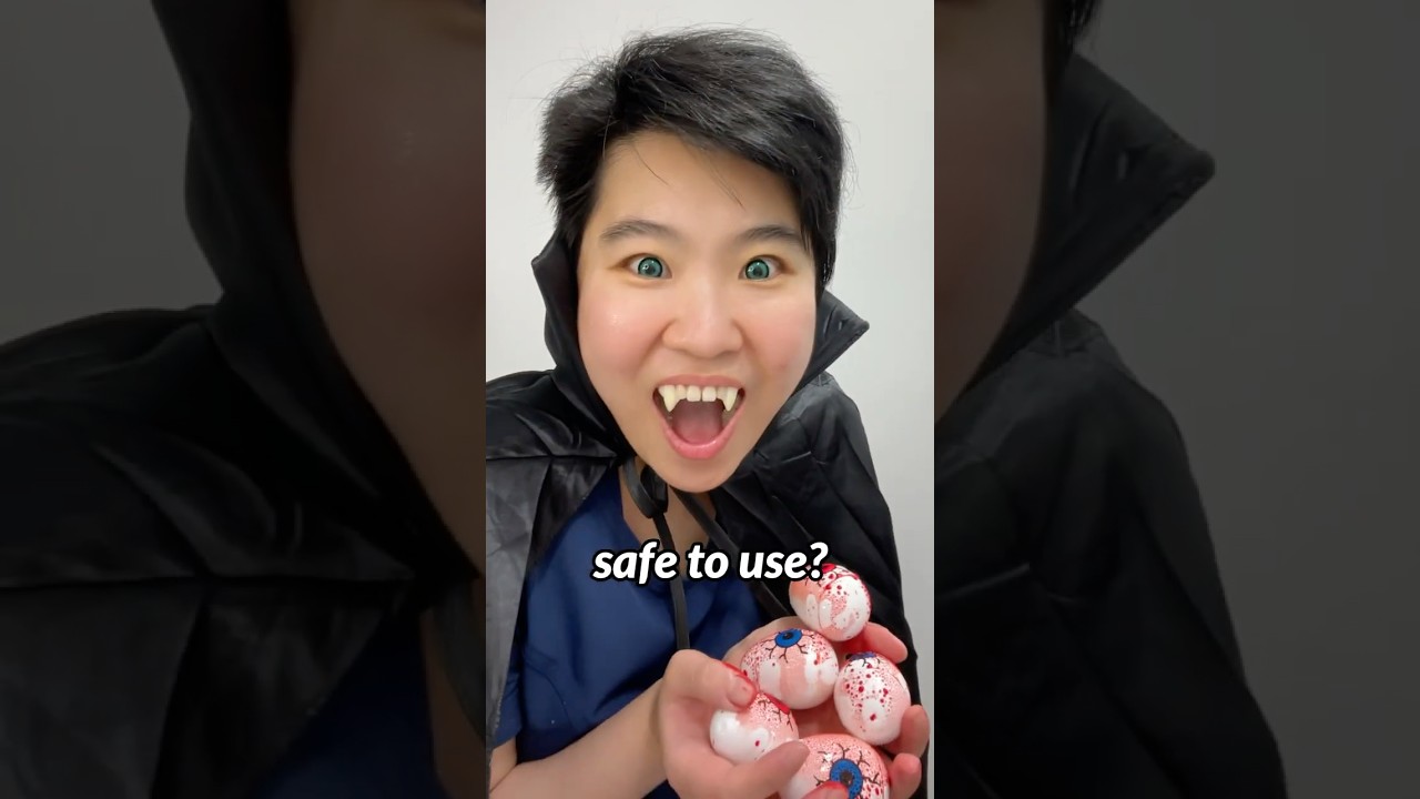 Costume contact lens (are they safe?) 