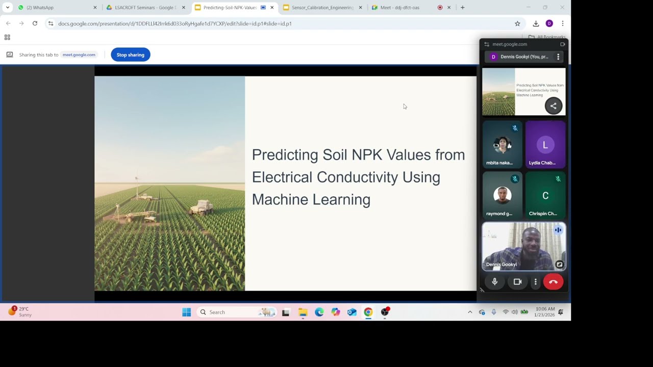 LSACROFT Project Seminar 1: Sensor Calibration with Machine Learning & Project Overview