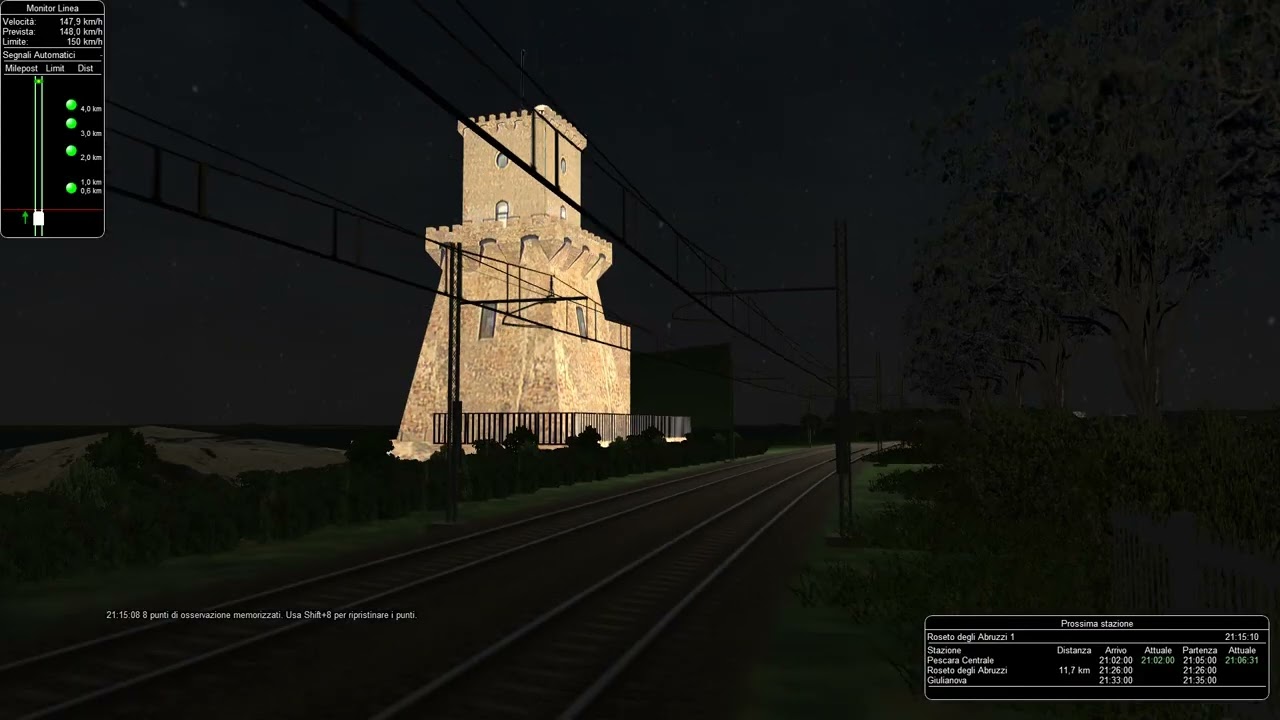 Open Rails Italia Diretto 2504 Pescara C le   Milano C le p 1