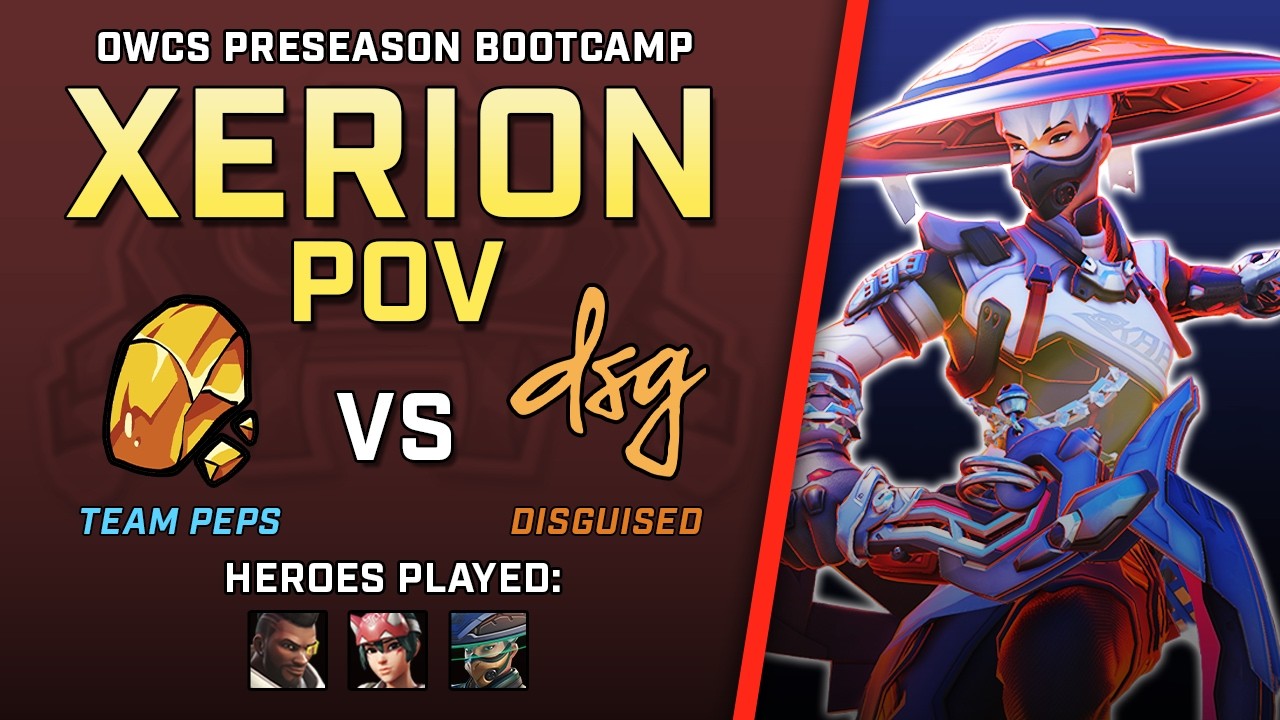 [ Xerion ] Mizuki MADNESS | Team Peps vs Disguised | OWCS Preseason Bootcamp