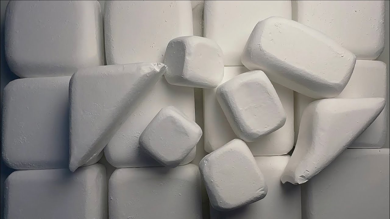 Unpolished Chalk | Plain White Chalk | Crisp Crinkly Sounds | Ultra Satisfying | ASMR