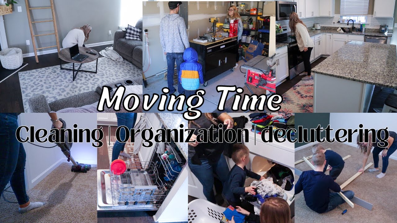 Moving Decluttering, Organization, and Cleaning Motivation | Part 1| Working Mom Clean with Me