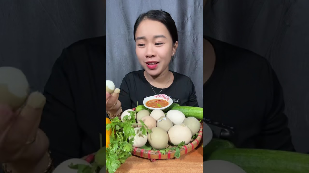 Nó như trứng gà vậy ❤️#mukbang #ancungtiktok #trungchimtri
