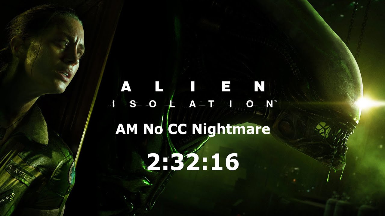 Alien: Isolation Speedrun All Missions, No CC, Nightmare Speedrun 2:32:16
