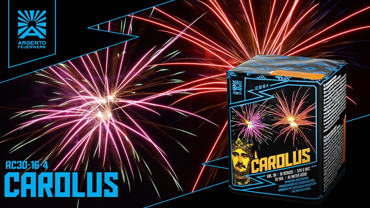 "Carolus" - 16Sh 30mm Goldregen mit Farbspitzen + Dahliensterne [Batch 2022]