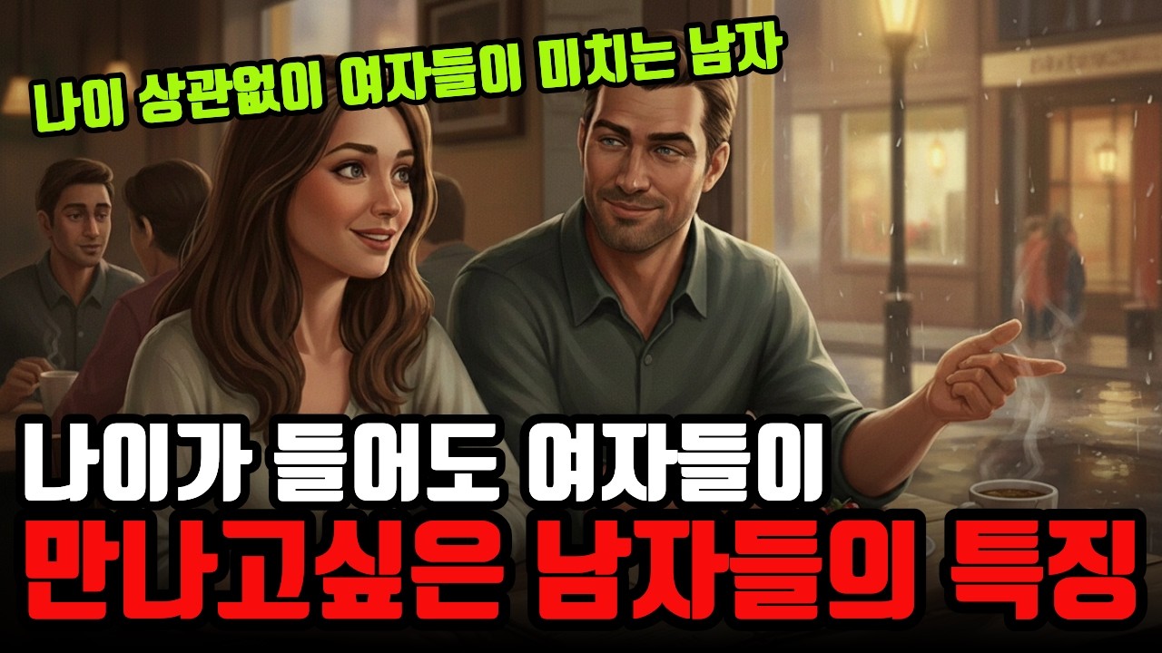 나이가 많아도 인기 많은 남자의 특징/ 나이 많은 이유로 밀리는게 아니라 아저씨처럼 살기때문에 밀리는 거다.