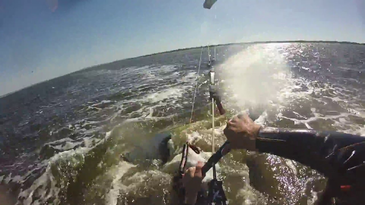When a beginner try to jump - Kitesurf Raw Footage