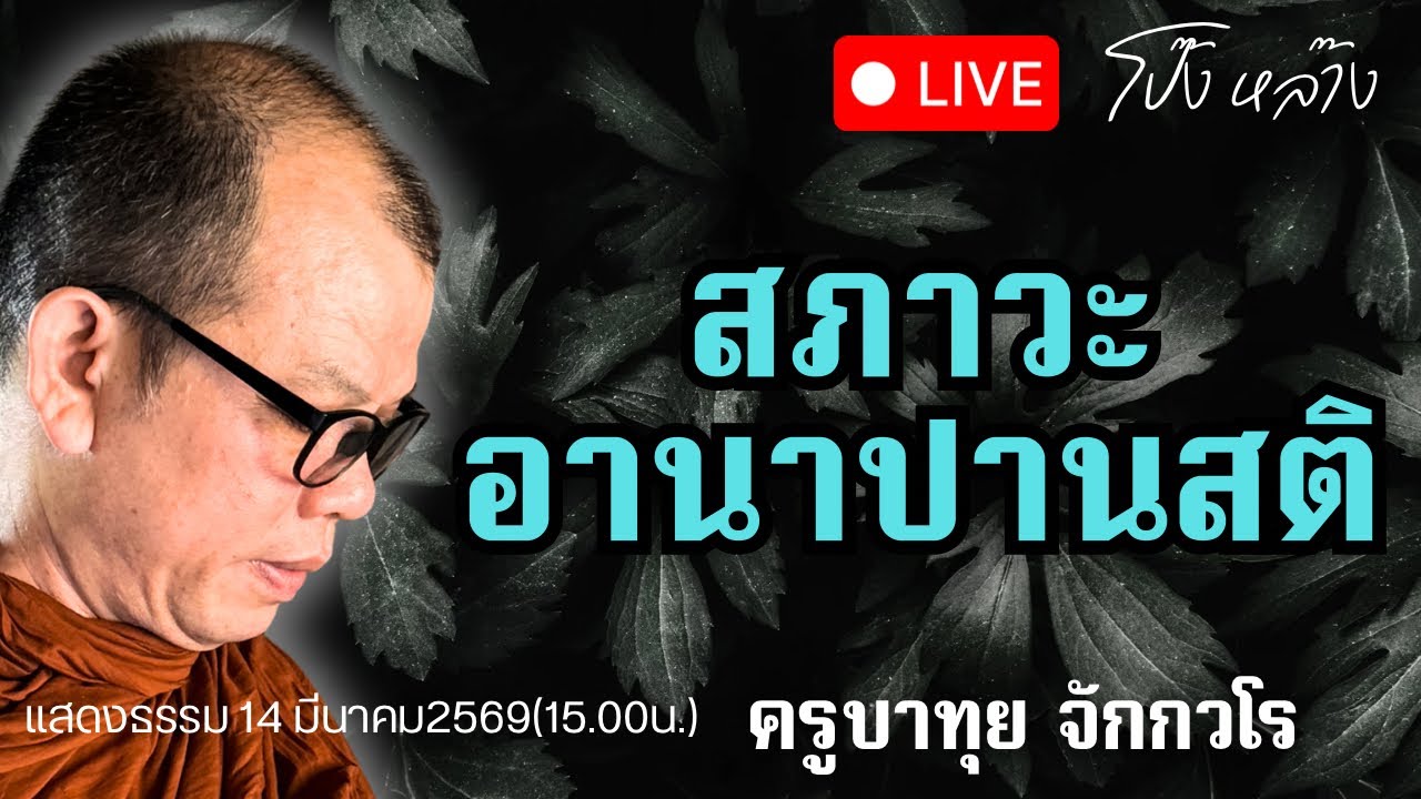 #ครูบาทุย ถามตอบอานาปานสติทั่วโลก 14/3/69