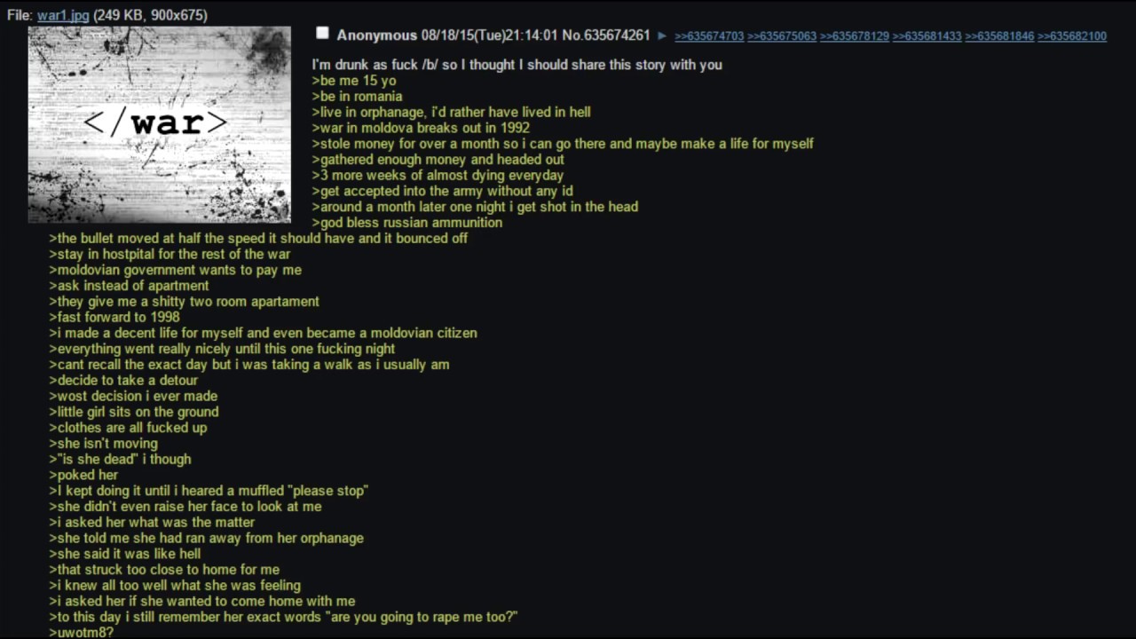 The Story Of Ana - Anon Meets an Orphan - A 4Chan Feelsthread
