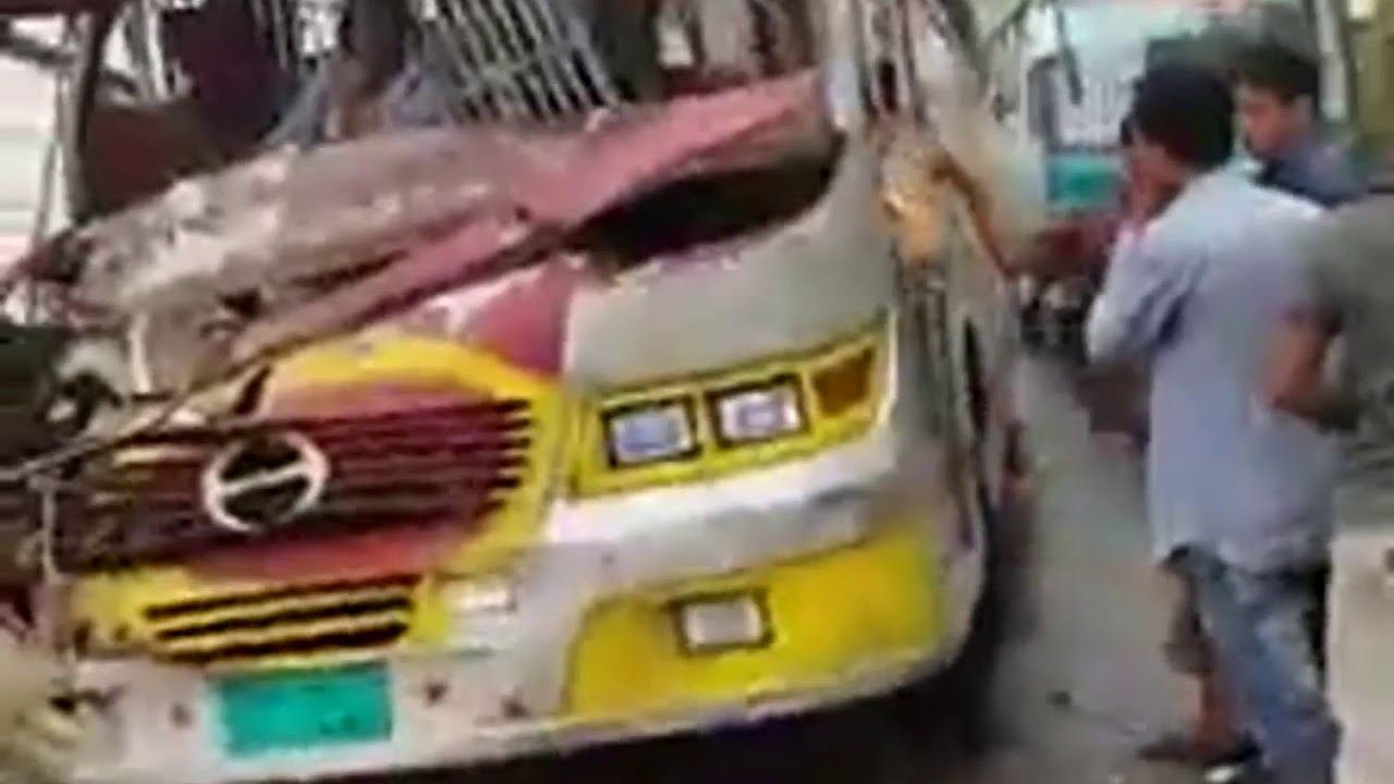 Bangladeshi Bus Accident in Highway