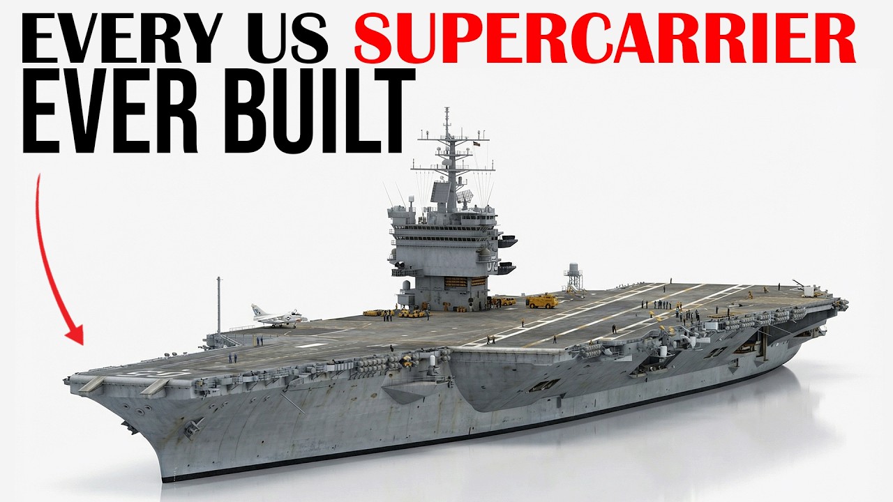 Every US Supercarrier Ever Built