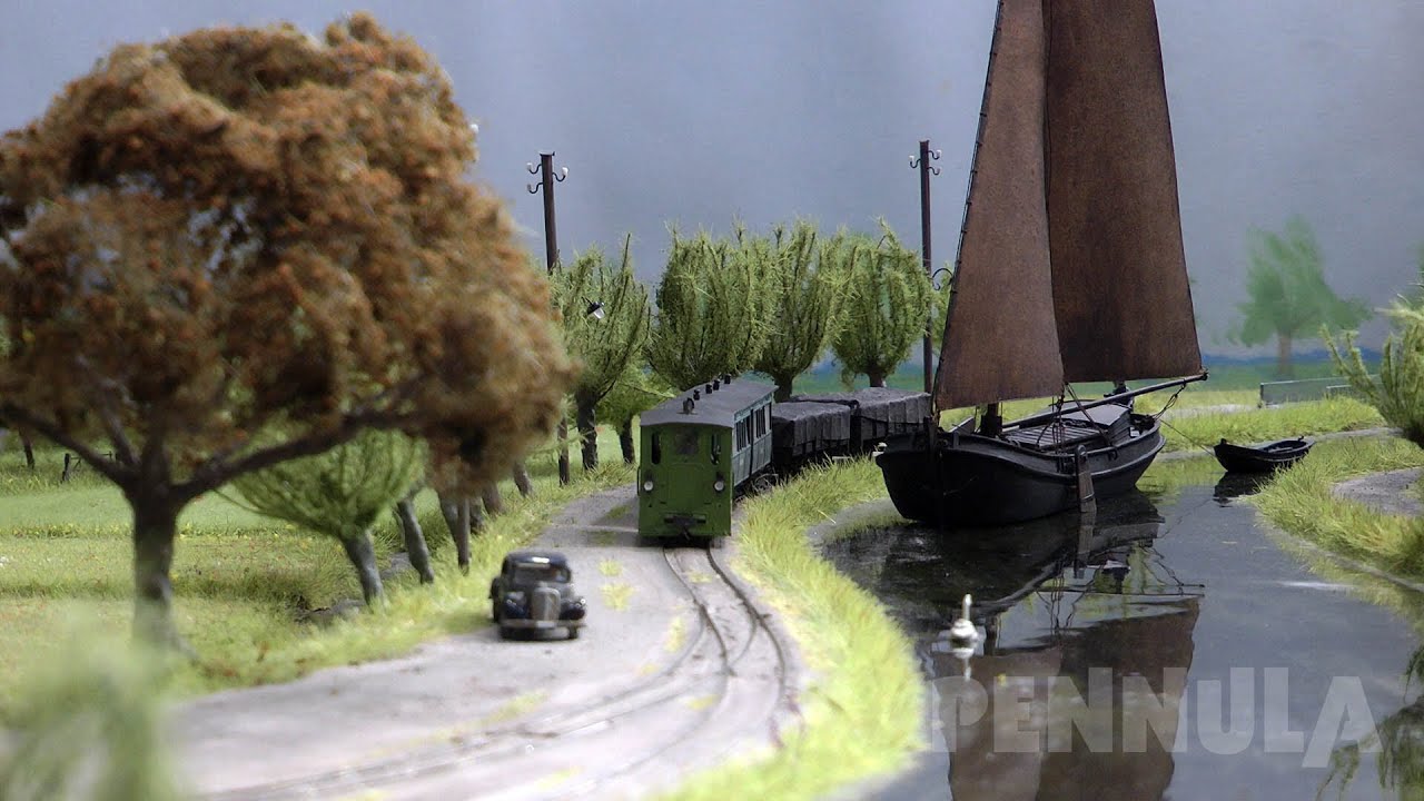 Modelleisenbahn-Meisterwerk der Detailverliebtheit: Diorama De Graafstroom von Vincent de Bode