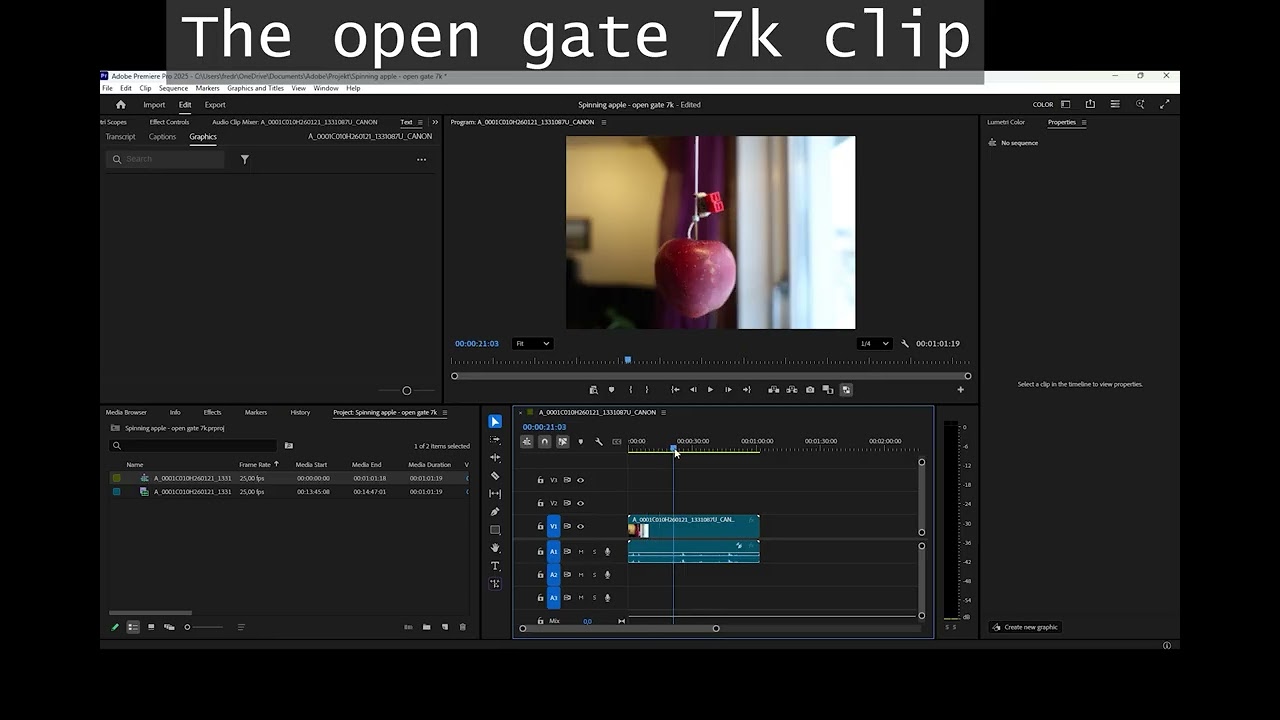 Canon EOS R6 Mark III - working with open gate 7k