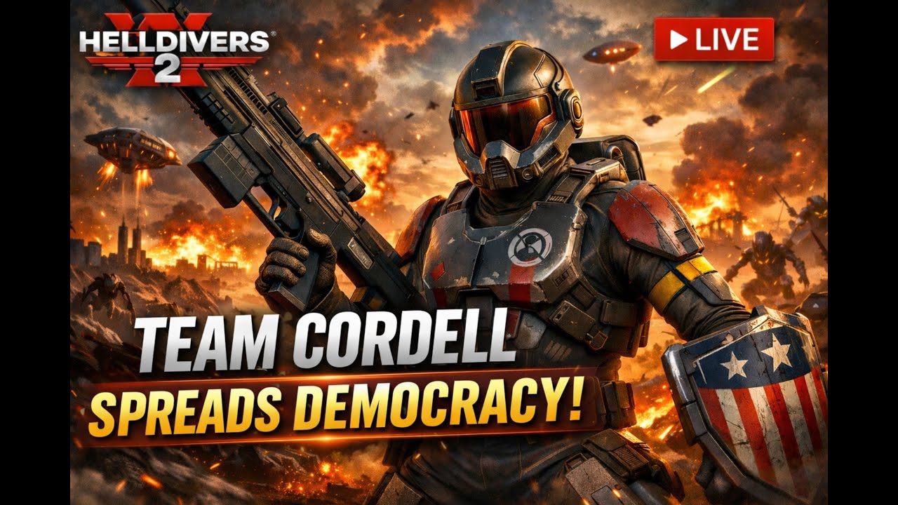 HELLDIVERS 2 / LEARNING HOW TO SPREAD DEMOCRACY / LIVE