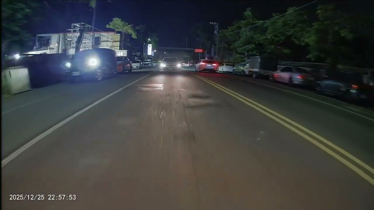 X Guarder C550S 夜間行車前鏡頭行車狀況