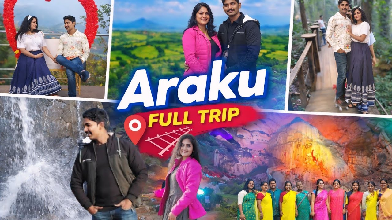 ఆంధ్ర ఊటీ Araku valley full tour in telugu #Araku tourism places #borra caves