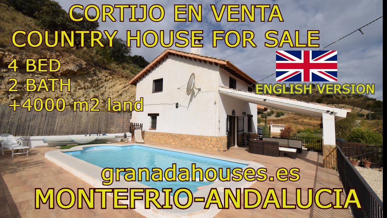 TRADITIONAL ANDALUSIAN COUNTRY HOUSE CORTIJO FOR SALE IN MONTEFRIO-ANDALUSIA SPANISH PROPERTY