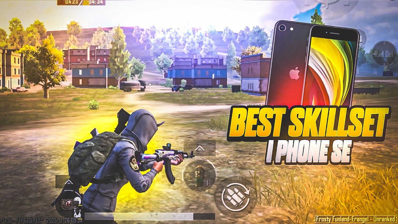 🤯UNCOMMON SKILLSET ON 60FPS 🔱 || i phone se 2020 