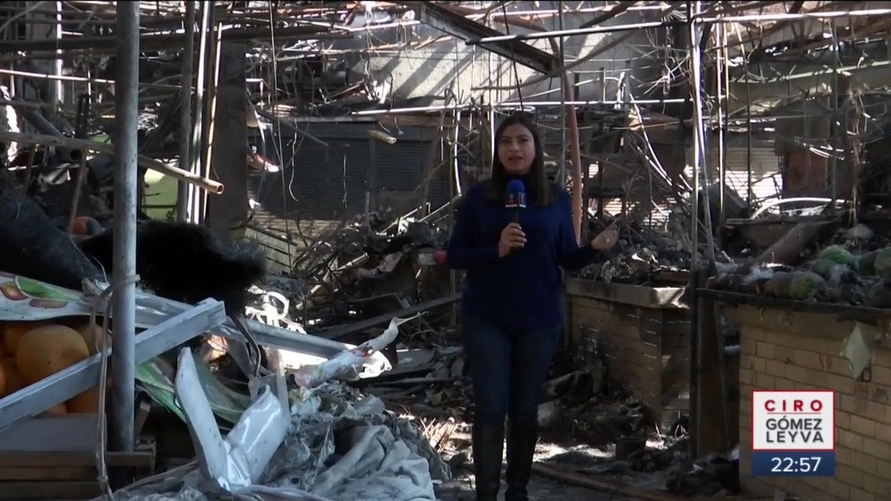 As&iacute; qued&oacute; el mercado de San Cosme tras incendio | Noticias con Ciro G&oacute;mez Leyva