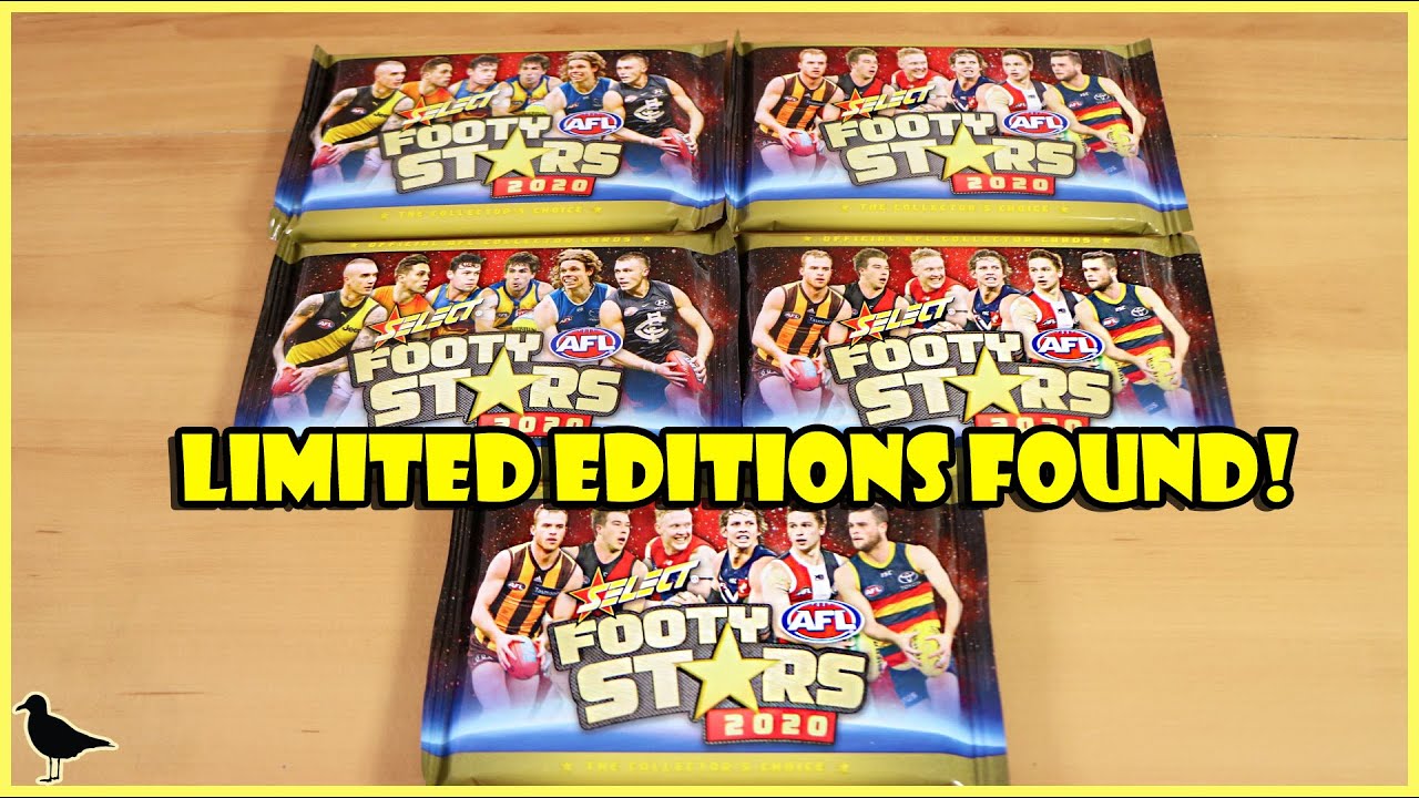 AFL Select Footy Stars 2020 Collector Cards Packs Opening! | Birdew Reviews