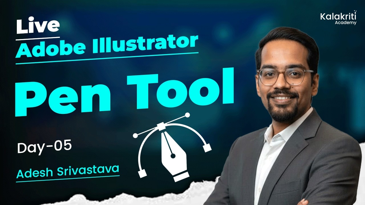 Adobe Illustrator Basics LIVE | Day-5 Beginner Masterclass (Step-by-Step Guide 2026) #graphicdesign