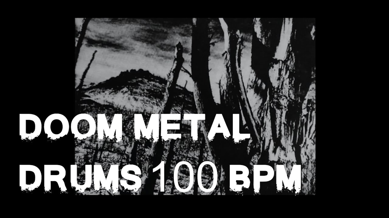 Doom / Stoner / Sludge Metal Drum Track 100 BPM