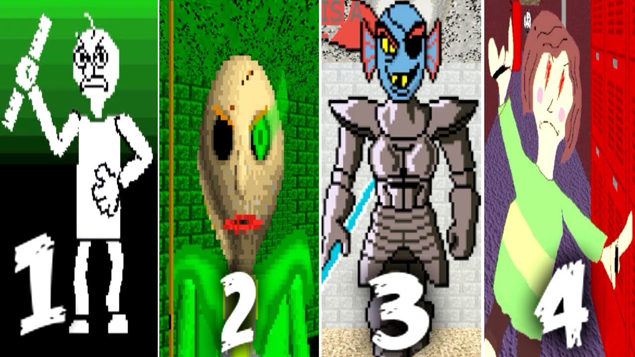4 Baldi's Basics in Undertale