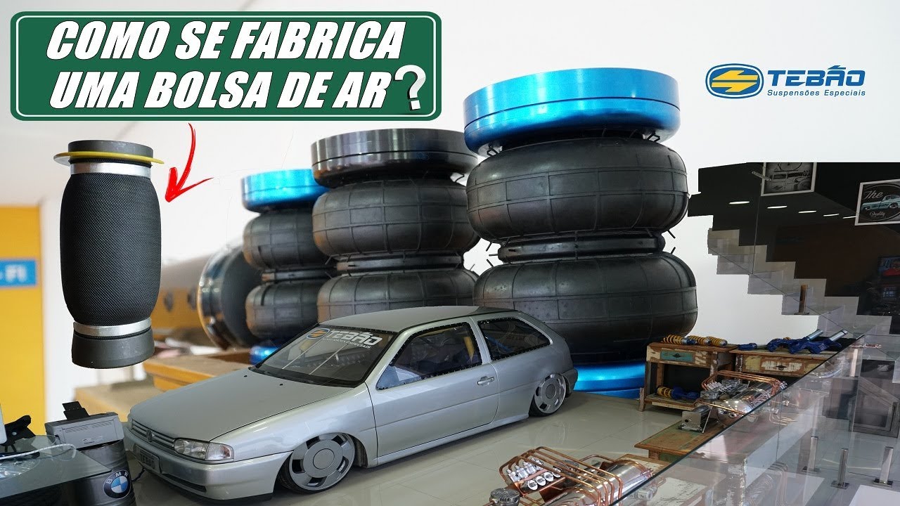 Vlog7008 - Como se fabrica uma Bolsa para Suspensão a ar? Conhecendo a Tebão parte 2