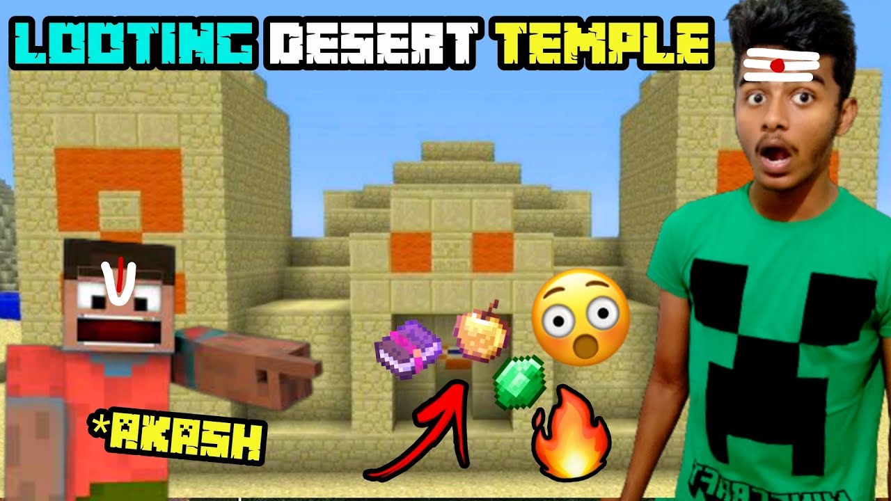 LOOTING DESERT TEMPLE IN MINECRAFT | MINECRAFT IN TAMIL | MINECRAFT TAMIL | TAMIL GAMING | #16