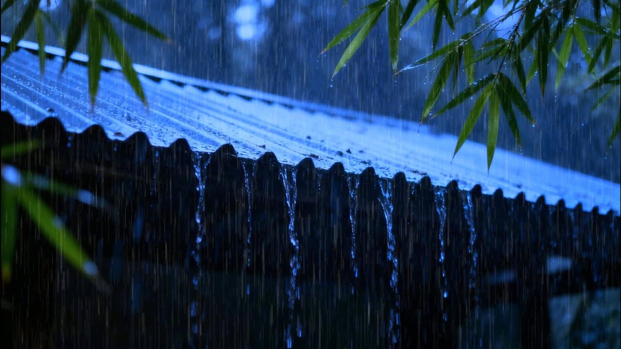 Sleep Instantly with Powerful Rain Sounds & Loud Thunder Under the Ancient Tent Roof