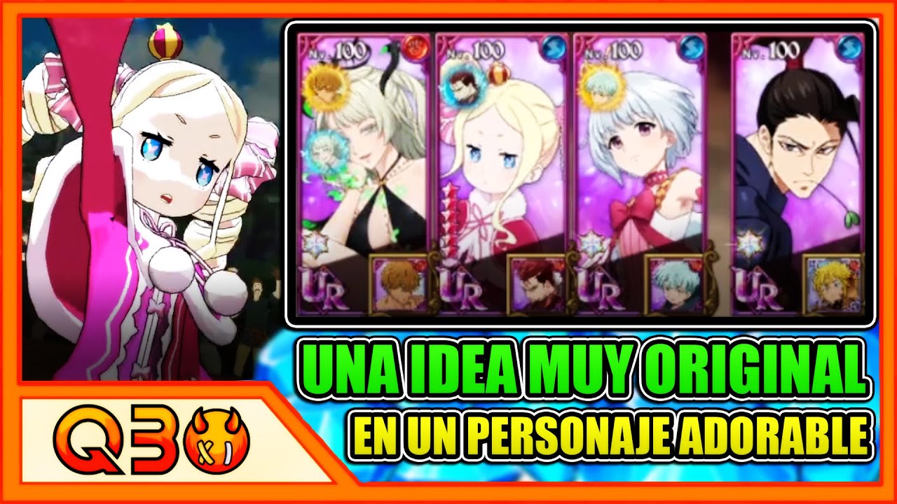 Qbo | ¡BEATRICE! ¡UN PERSONAJE ADORABLE CON UNA MECÁNICA ÚNICA! HEALER D..p...s? | 7DS: Grand Cross