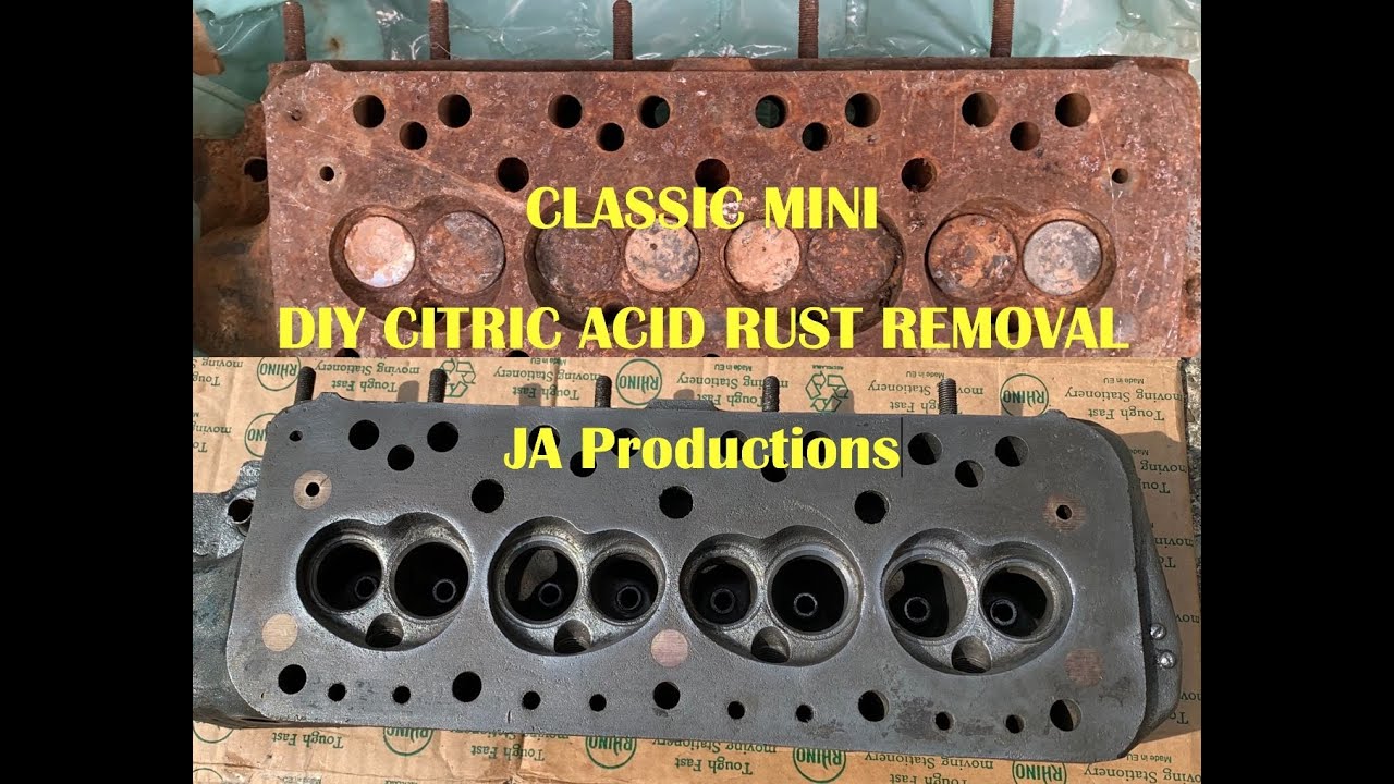 Citric Acid Rust Removal