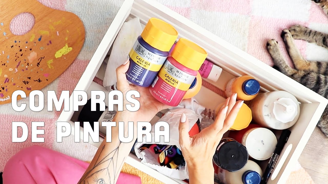 COMPRAS: tinta acrílica, canetas, lapiseira, cavalete, godê e mais!
