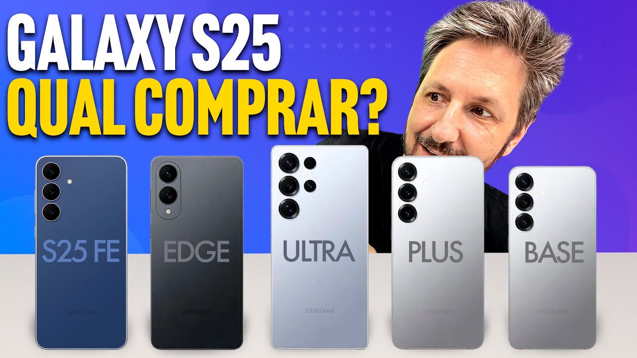 Samsung Galaxy S25! Comparamos TODOS os MODELOS