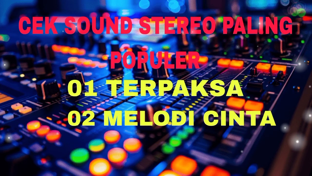 Cek sound cocok untuk hajatan