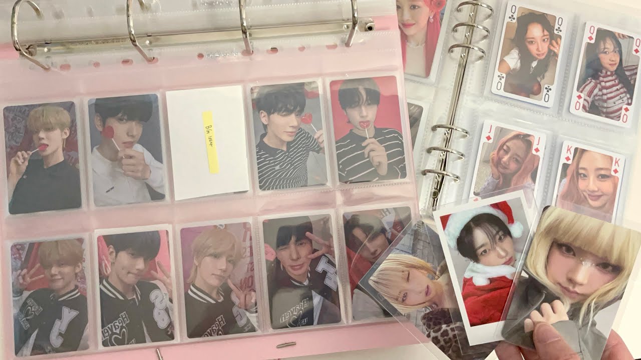 storing kpop photocards- Txt + Enhypen + Loona + more