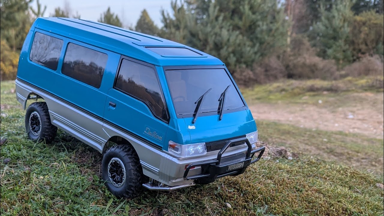 The Awesome Ldrc Delica ld1296 Rc Finally on the trail !!