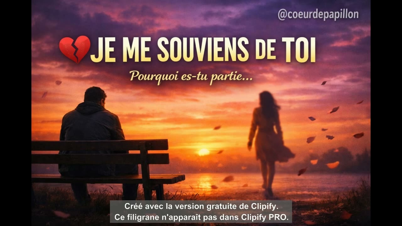 Je Me Souviens de Toi 💔 | Chanson d’Amour Triste sur les Souvenirs et un Cœur Brisé