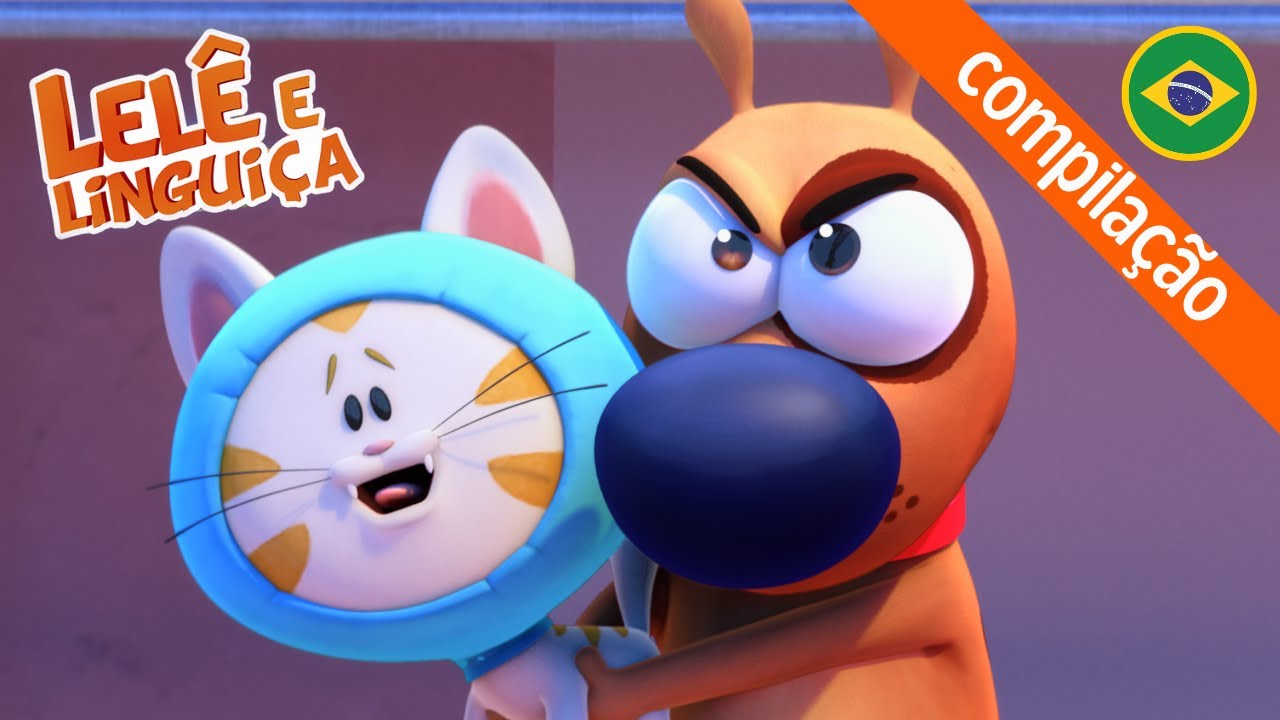 🐕‍🦺 Lelê e linguiça : Compilação de 32 minutos | 5 EPISÓDIOS COMPLETOS