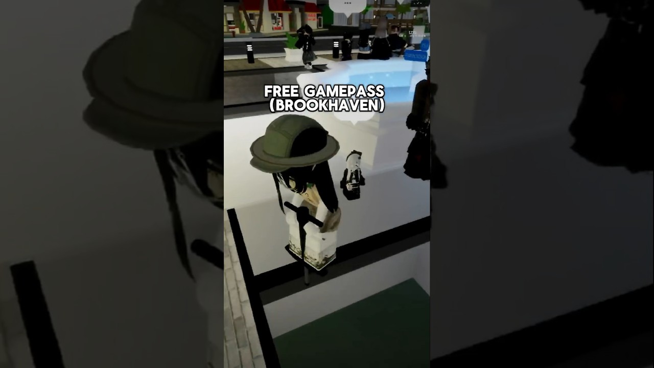 FREE GAMEPASS (ANY GAMEPASS) IN BROOKHAVEN #brookhaven #roblox #tutorial #freepremium