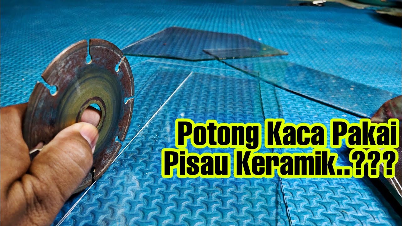 Cara Memotong Kaca Dengan Pemotong Keramik, Emang Bisa..??