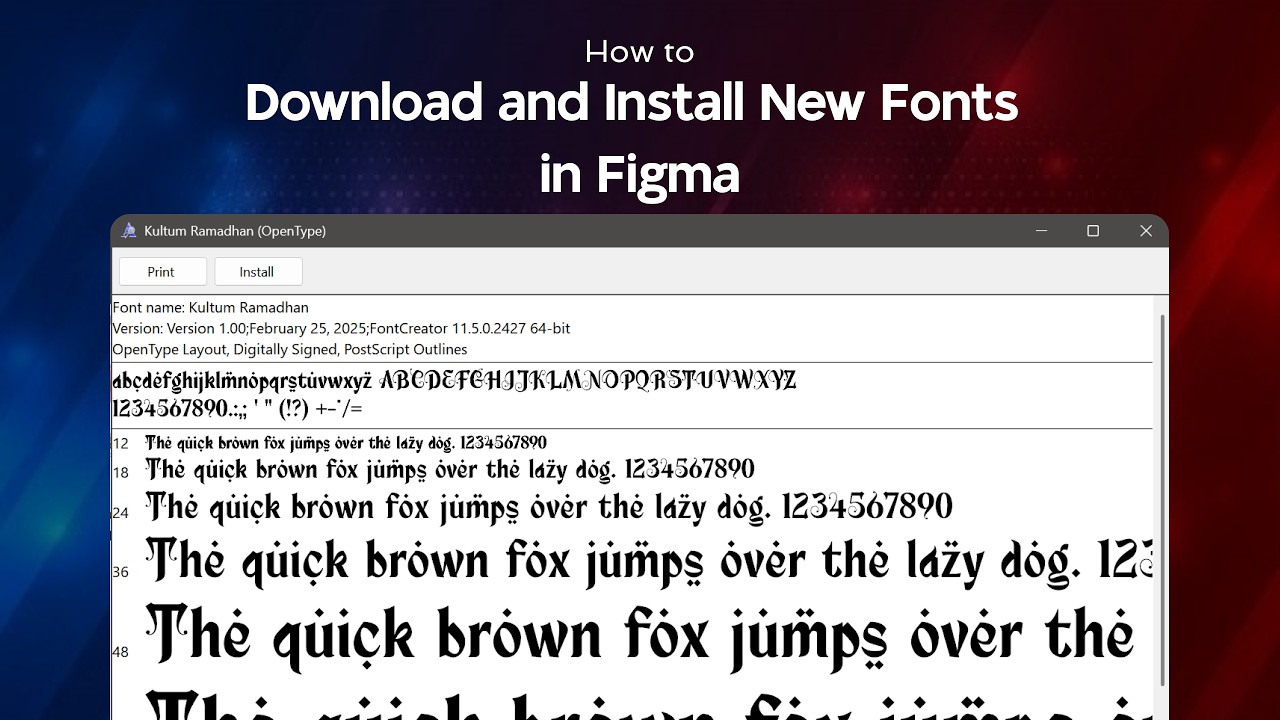 How to Download and Install New Fonts in Figma (Step-by-Step Tutorial)