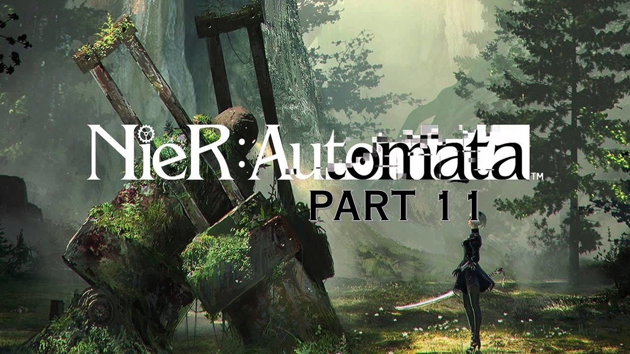 NieR Automata Часть 11 Затопленный Город