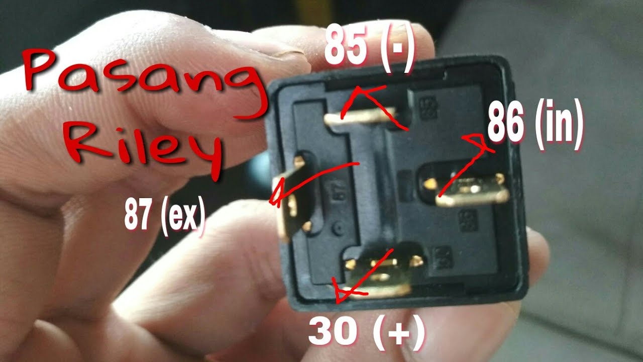 Cara memasang riley untuk klakson lampu dll