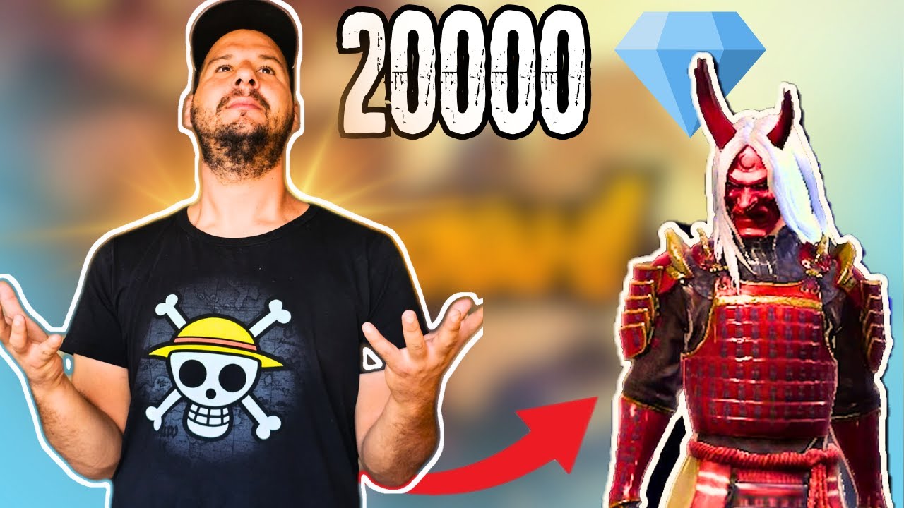 20000 ΔΙΑΜΑΝΤΙΑ ΓΙΑ ΤΟΝ SAMURAI ΚΑΙ ΔΩΡΑΚΙΑ - FREE FIRE
