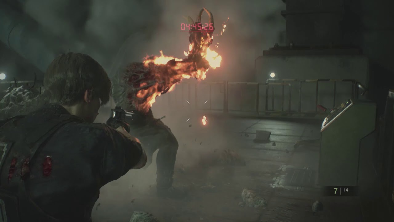 Resident Evil 2 Remake - Escape The Lab - End Boss Fight Walkthrough