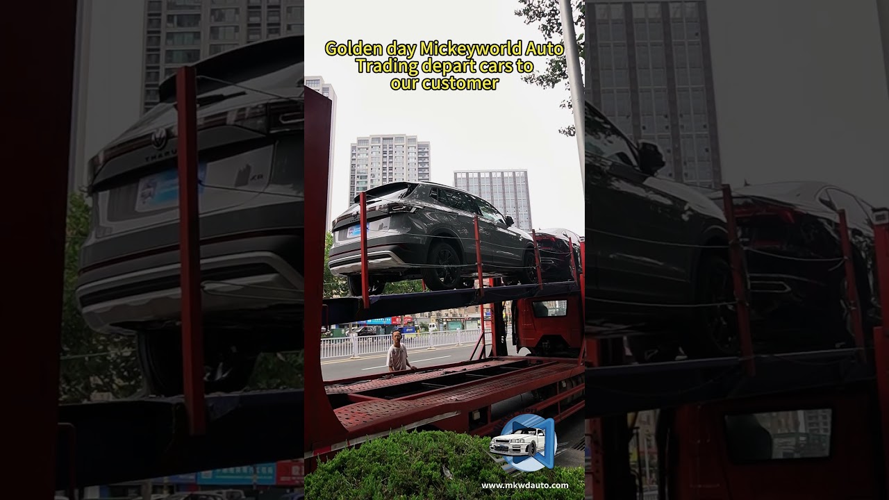 Golden day Mickeyworld Auto Trading depart cars to our customer.