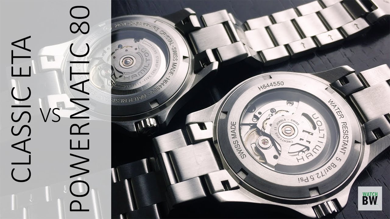 Classic ETA против Powermatic 80 — сравнение двух Hamilton Khaki Kings